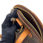 Pre-Owned Ellipse suck add monogram Backpack Brown light brown Leather PVC Gold M51125 LOUIS VUITTON