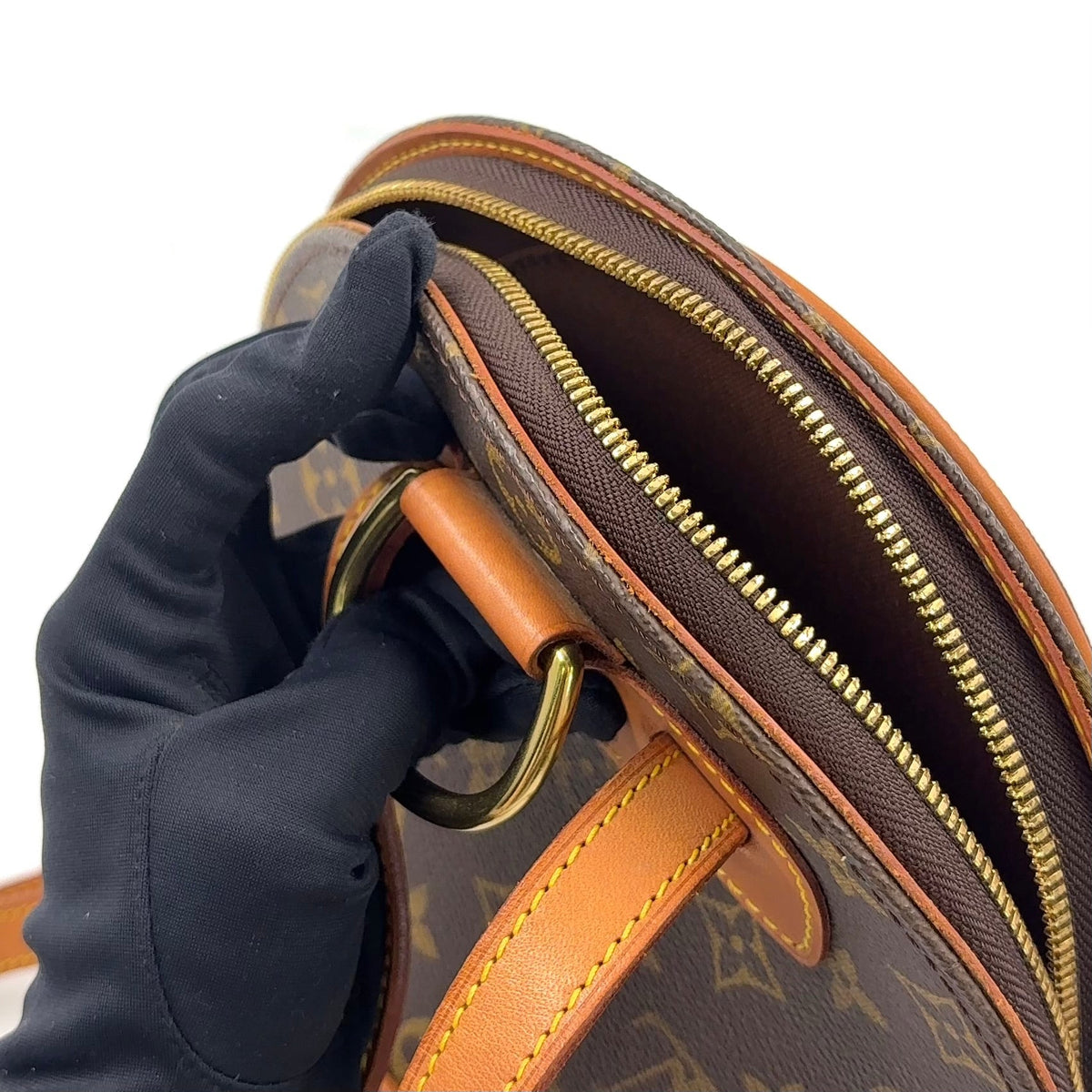 Pre-Owned Ellipse suck add monogram Backpack Brown light brown Leather PVC Gold M51125 LOUIS VUITTON