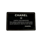 Pre-Owned V-stitch chain Shoulder bag black Grained Calfskin Gold CHANEL