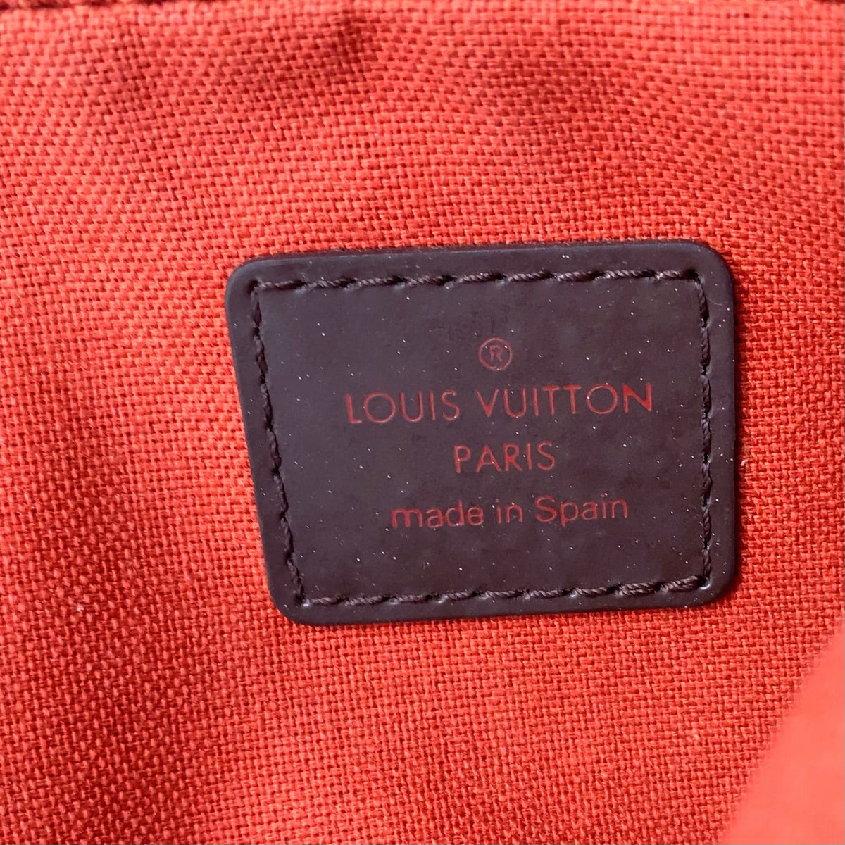 Pre-Owned Geronimos body bag Brown PVC Gold N51994 LOUIS VUITTON