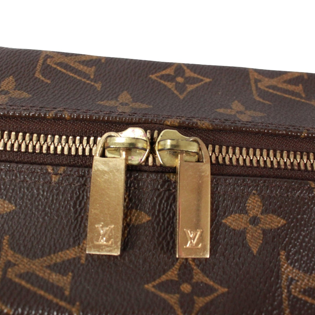 Pre-Owned Cite GM monogram Shoulder bag Brown Leather PVC Gold M51181 LOUIS VUITTON