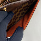 Pre-Owned Aubagne Damier  ebene Shoulder bag Brown PVC Gold N51129 LOUIS VUITTON
