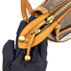 Pre-Owned Popincourt Ron monogram Shoulder bag Brown light brown Leather PVC Gold M40008 LOUIS VUITTON