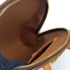 Pre-Owned Ellipse suck add monogram Backpack Brown light brown Leather PVC Gold M51125 LOUIS VUITTON