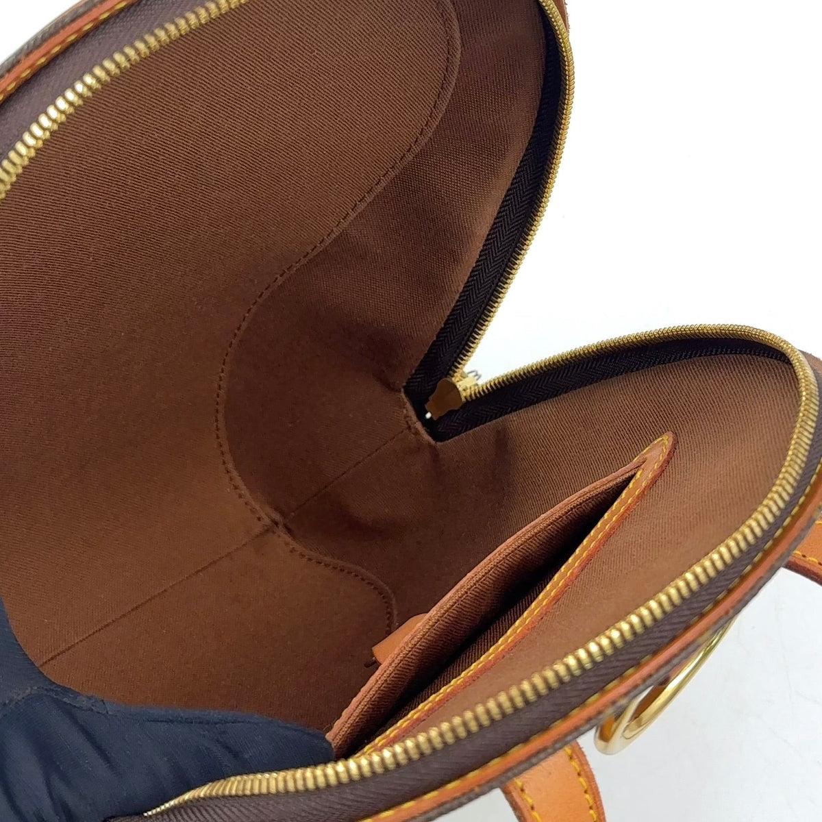 Pre-Owned Ellipse suck add monogram Backpack Brown light brown Leather PVC Gold M51125 LOUIS VUITTON
