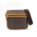 Pre-Owned Boss PM monogram macassar Shoulder bag Brown PVC Gold M56717 LOUIS VUITTON
