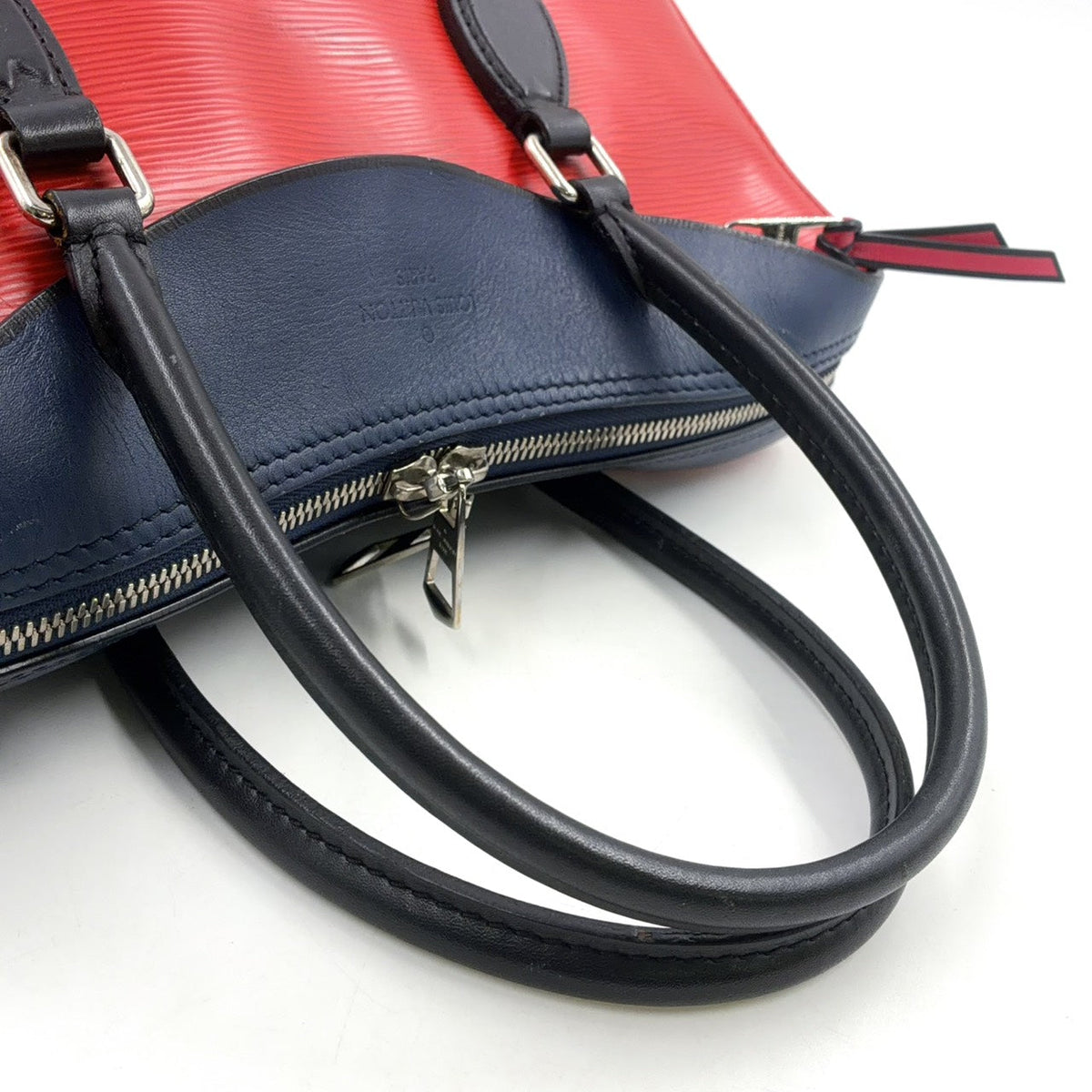 Pre-Owned Epi Tuileries Tote Handbag Navy Red Leather Silver M53544 LOUIS VUITTON