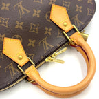 Pre-Owned Alma PM monogram Handbag Brown light brown Leather PVC Gold M51130  LOUIS VUITTON