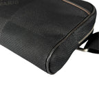Pre-Owned acrobatics Damier jean Noir body bag black Leather nylon canvas Silver M93620 LOUIS VUITTON