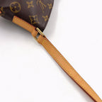 Pre-Owned Trotteur monogram Shoulder bag Brown Leather PVC Gold M51240 LOUIS VUITTON