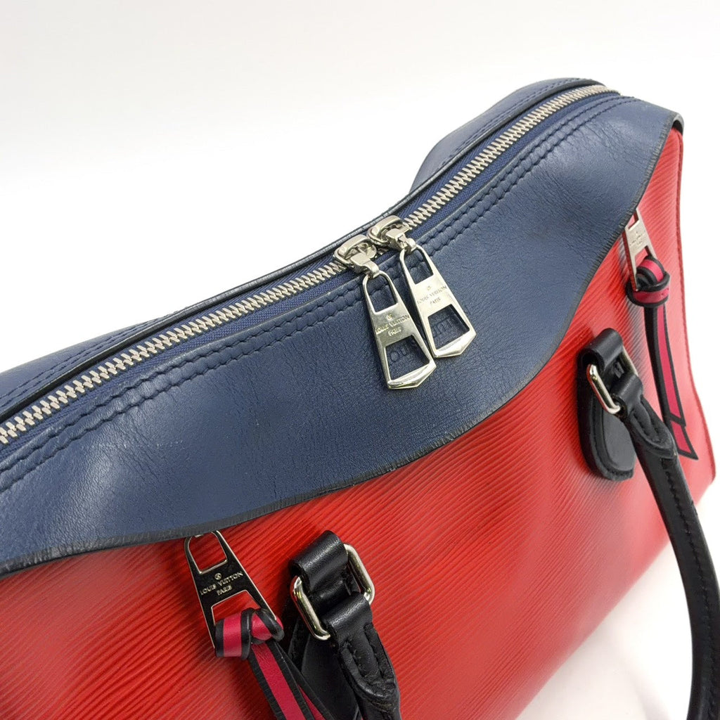 Pre-Owned Epi Tuileries Tote Handbag Navy Red Leather Silver M53544 LOUIS VUITTON