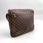 Pre-Owned Brooklyn MM Damier  ebene Shoulder bag Brown PVC Gold N51211 LOUIS VUITTON