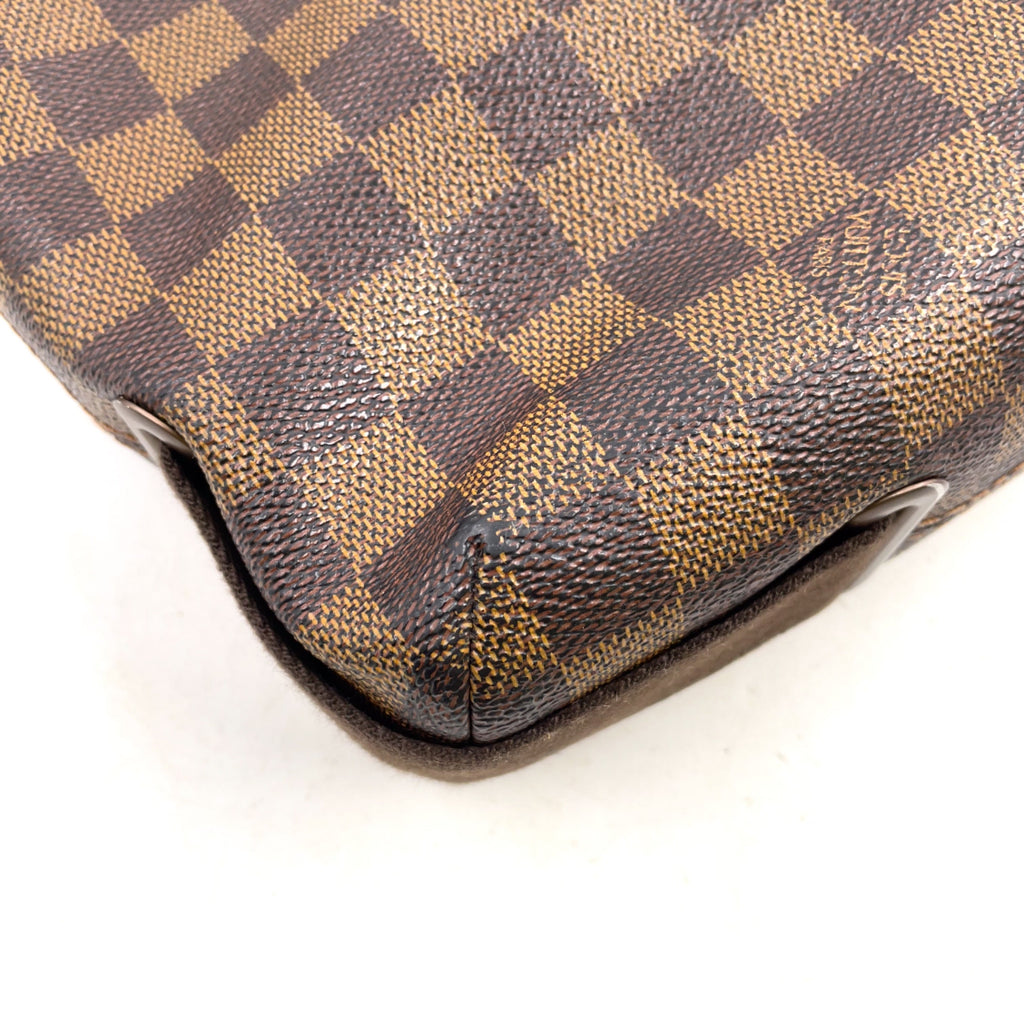 Pre-Owned Brooklyn MM Damier  ebene Shoulder bag Brown PVC Gold N51211 LOUIS VUITTON