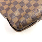 Pre-Owned Brooklyn MM Damier  ebene Shoulder bag Brown PVC Gold N51211 LOUIS VUITTON