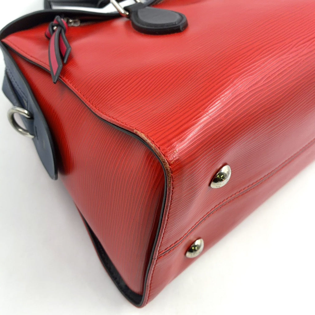 Pre-Owned Epi Tuileries Tote Handbag Navy Red Leather Silver M53544 LOUIS VUITTON