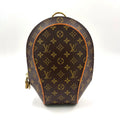 Pre-Owned Ellipse suck add monogram Backpack Brown light brown Leather PVC Gold M51125 LOUIS VUITTON