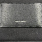 Pre-Owned city Leather Backpack black Leather Silver SAINT LAURENT PARIS