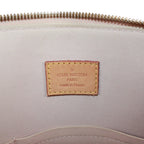 Pre-Owned Alma GM Handbag beige Patent leather Gold M91450 LOUIS VUITTON