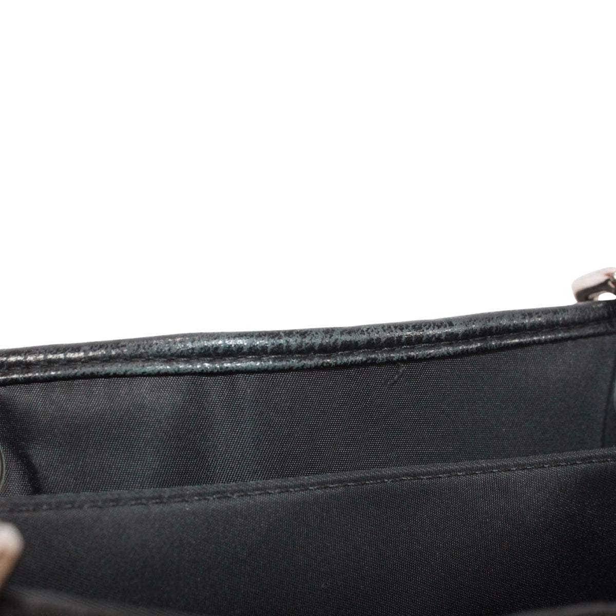 Pre-Owned Canage charming rock Handbag black Nylon Silver Christian Dior