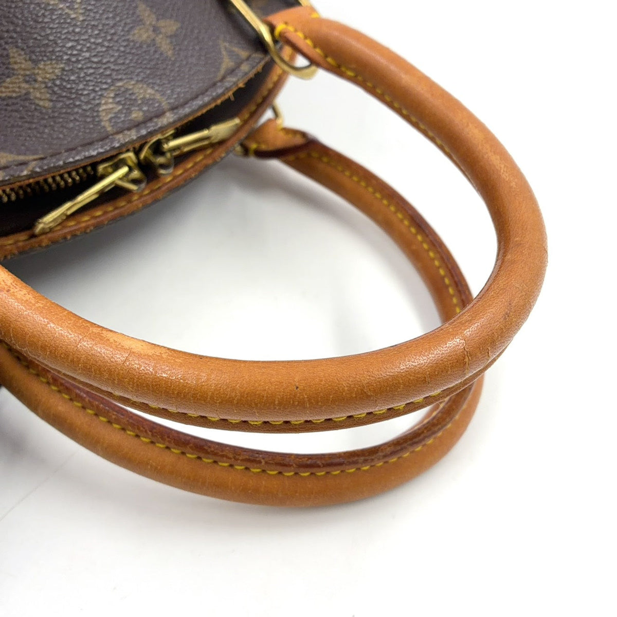 Pre-Owned Ellipse PM monogram Handbag Brown PVC Gold M51127 LOUIS VUITTON