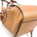Pre-Owned drawstring hammock mini Handbag Shoulder bag Brown Leather Gold LOEWE