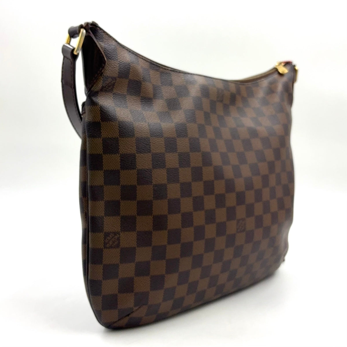 Pre-Owned Bloomsbury GM Damier  ebene Shoulder bag Brown Leather PVC Gold N42250 LOUIS VUITTON