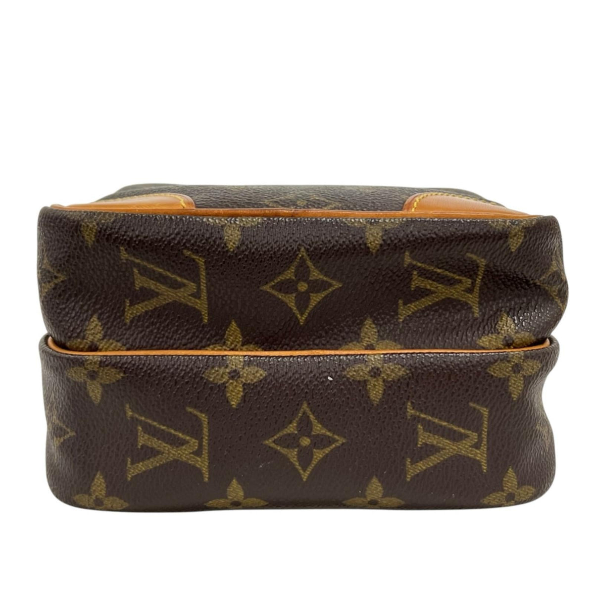 Pre-Owned Amazon monogram Shoulder bag Brown Leather PVC Gold M45236 LOUIS VUITTON