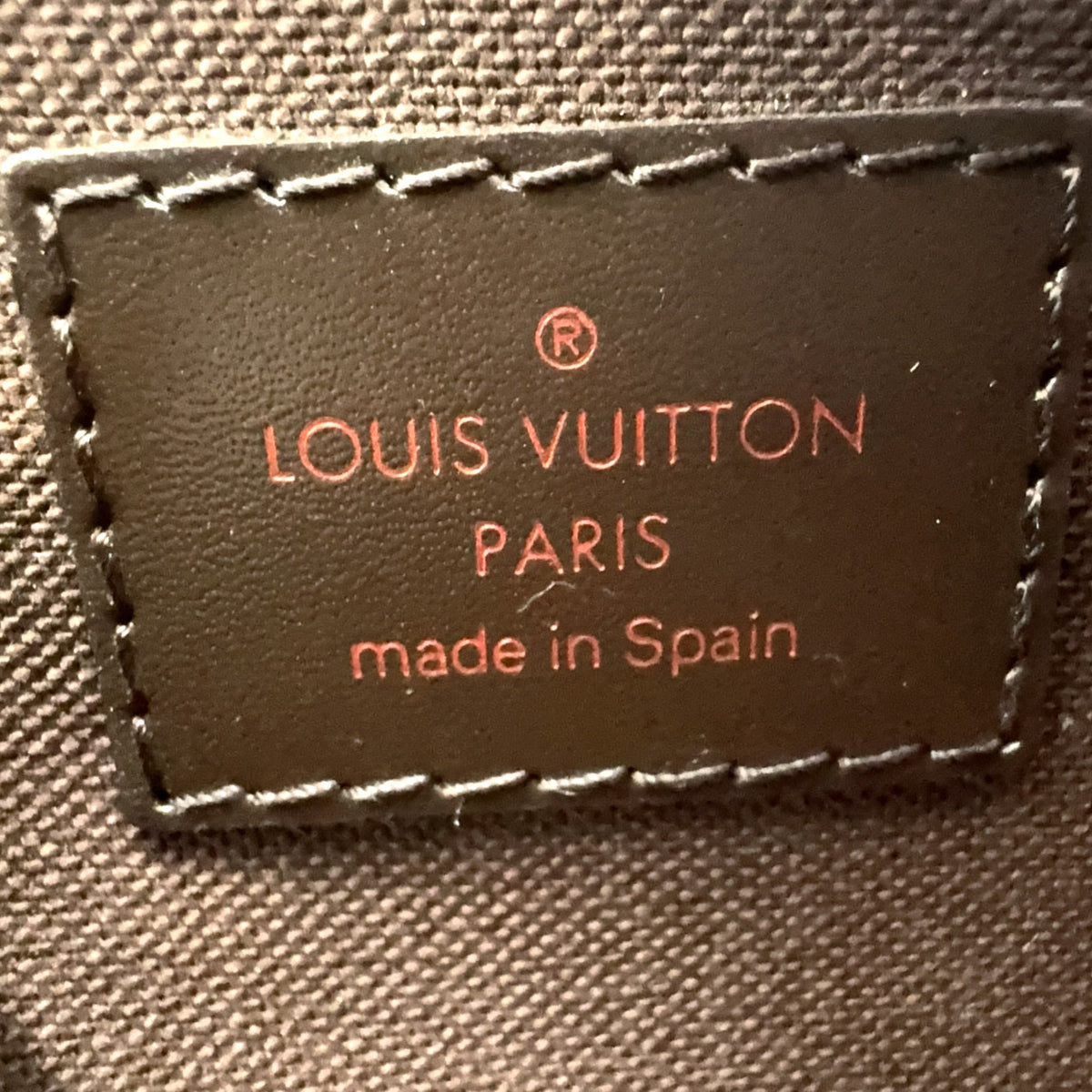Pre-Owned Geronimos body bag Brown PVC Gold N51994  LOUIS VUITTON