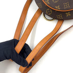 Pre-Owned Ellipse suck add monogram Backpack Brown light brown Leather PVC Gold M51125 LOUIS VUITTON