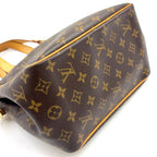 Pre-Owned Batignolles monogram Handbag Brown light brown Leather PVC Gold M51156 LOUIS VUITTON