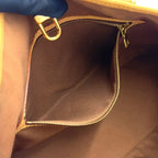 Pre-Owned Batignolles Horizontal monogram tote bag Brown light brown Leather PVC Gold M51154 LOUIS VUITTON