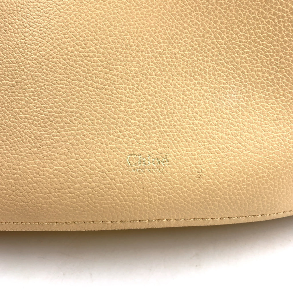 Pre-Owned Avi tote bag ivory Leather Gold Chloe
