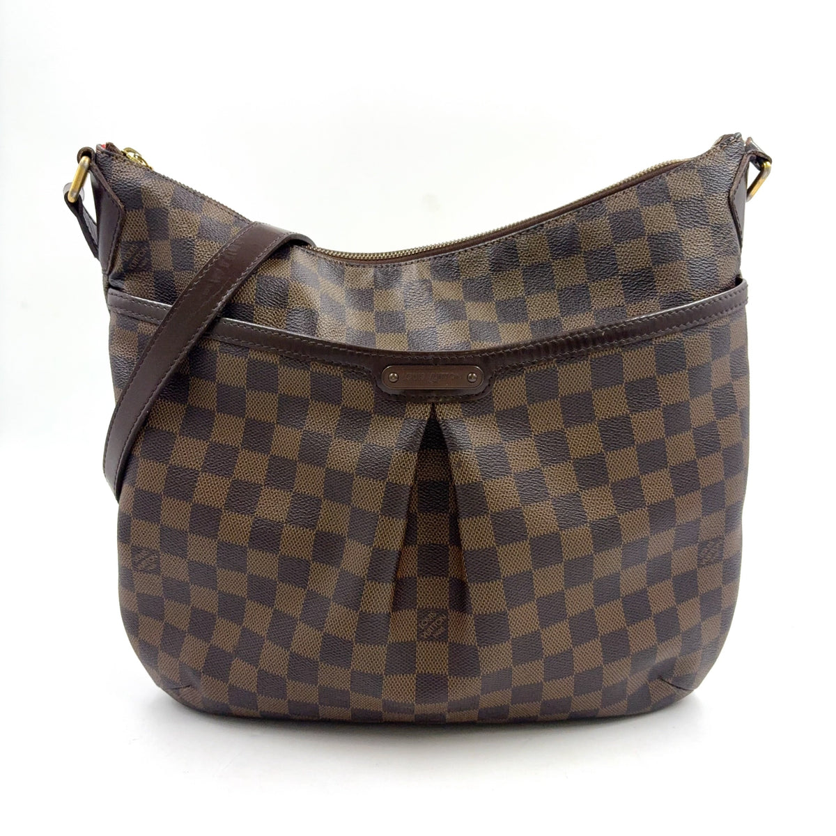Pre-Owned Bloomsbury GM Damier  ebene Shoulder bag Brown Leather PVC Gold N42250 LOUIS VUITTON
