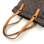 Pre-Owned Cabas Piano monogram tote bag Brown light brown Leather PVC Gold M51148 LOUIS VUITTON