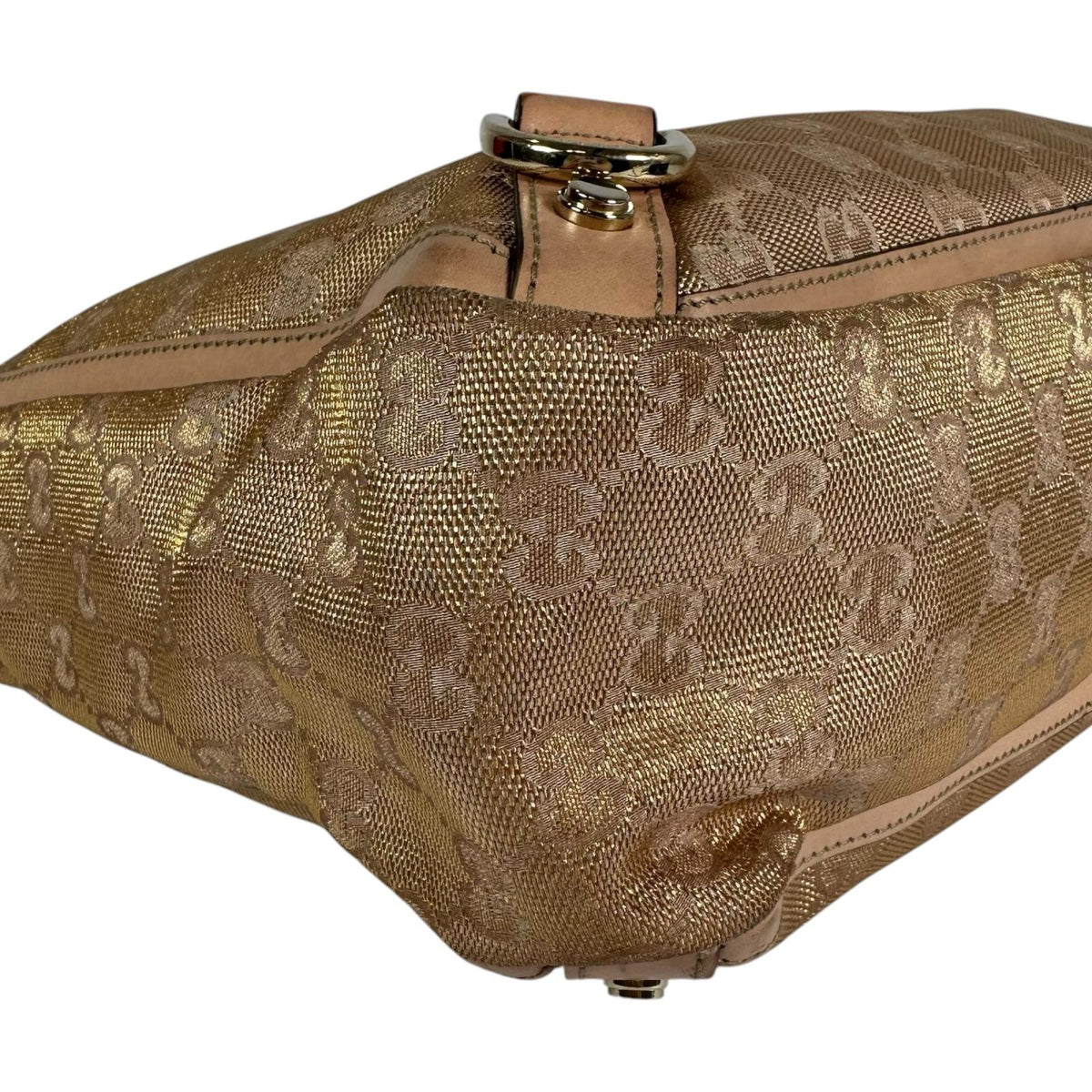 Pre-Owned Abby tote bag gold pink beige Canvas Gold 170004 GUCCI