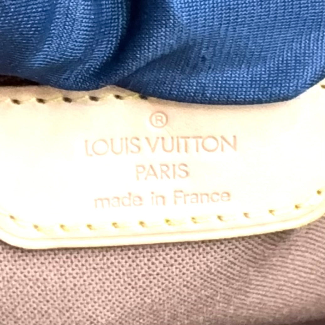 Pre-Owned Batignolles Horizontal monogram tote bag Brown light brown Leather PVC Gold M51154 LOUIS VUITTON