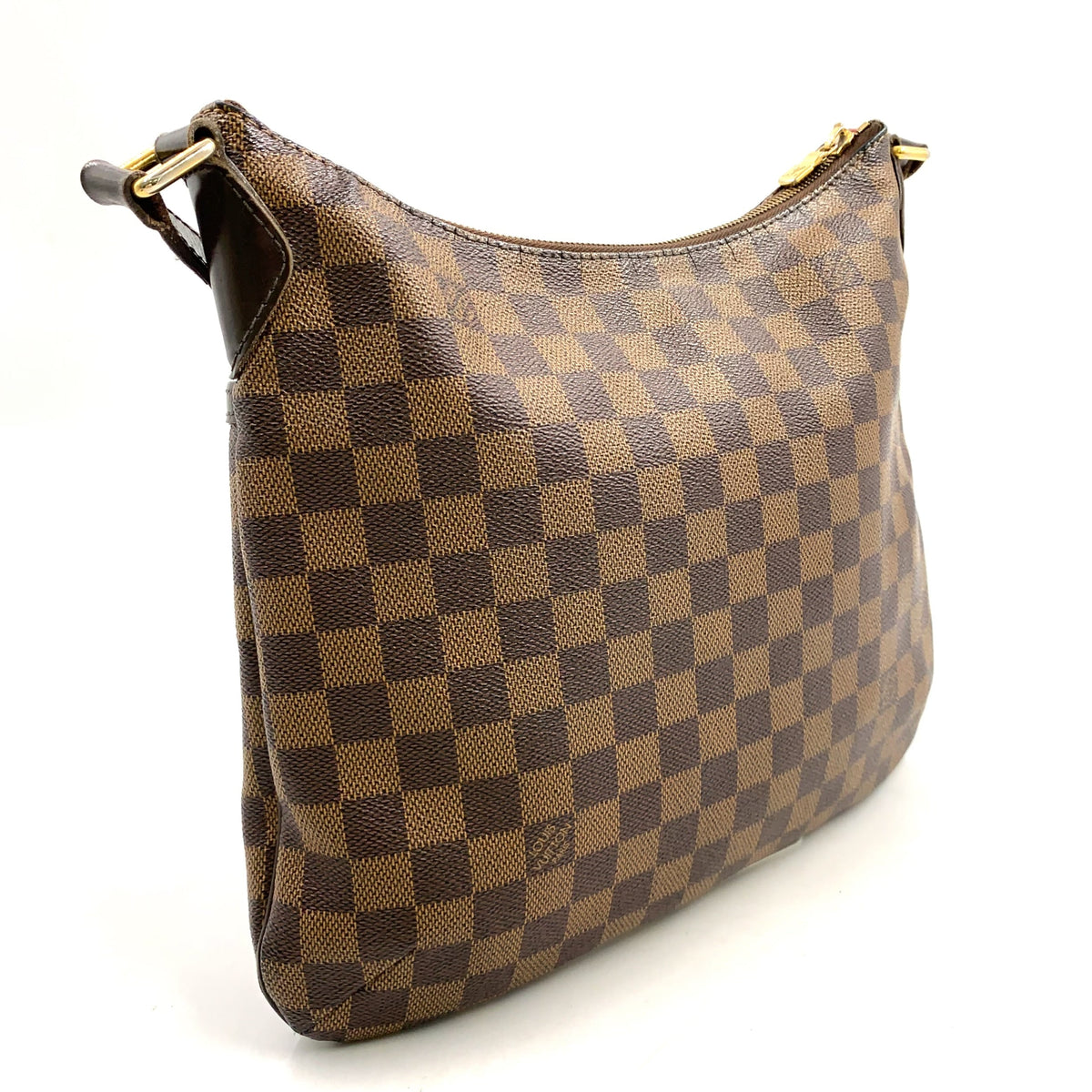 Pre-Owned Bloomsbury PM Damier  ebene Shoulder bag Brown Leather PVC Gold N42251 LOUIS VUITTON