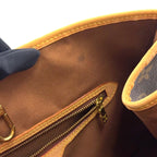 Pre-Owned Batignolles Horizontal monogram tote bag Brown light brown Leather PVC Gold M51154 LOUIS VUITTON