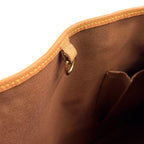 Pre-Owned Batignolles Horizontal monogram tote bag Brown light brown Leather PVC Gold M51154 LOUIS VUITTON