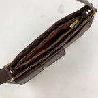 Pre-Owned Aubagne Damier  ebene Shoulder bag Brown PVC Gold N51129 LOUIS VUITTON