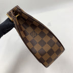Pre-Owned Aubagne Damier  ebene Shoulder bag Brown PVC Gold N51129 LOUIS VUITTON