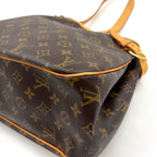 Pre-Owned Batignolles Horizontal monogram tote bag Brown light brown Leather PVC Gold M51154 LOUIS VUITTON