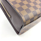 Pre-Owned Brera Damier  ebene Handbag Brown Leather PVC Gold N51150 LOUIS VUITTON