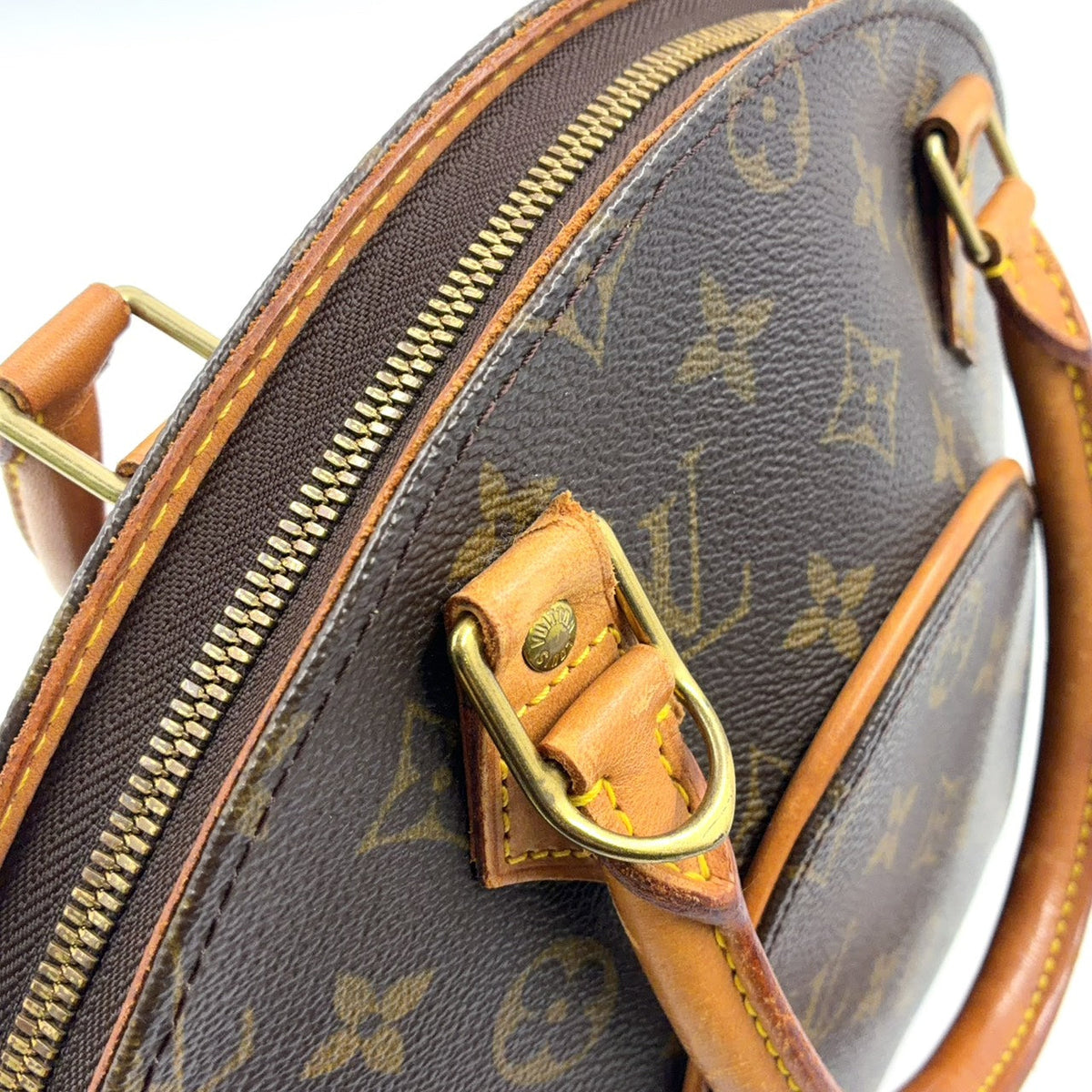 Pre-Owned Ellipse PM monogram Handbag Brown PVC Gold M51127 LOUIS VUITTON