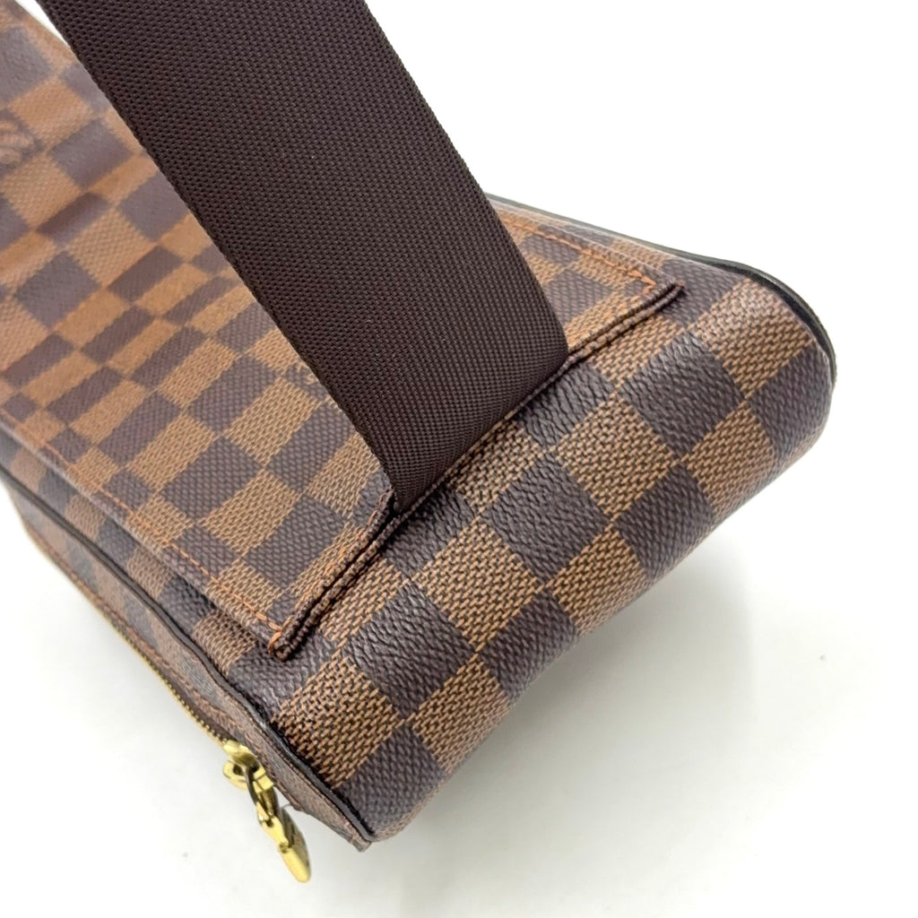 Pre-Owned Geronimos body bag Brown PVC Gold N51994  LOUIS VUITTON
