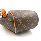 Pre-Owned Ellipse suck add monogram Backpack Brown light brown Leather PVC Gold M51125 LOUIS VUITTON