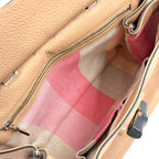 Pre-Owned Bamboo Daily Shoulder bag Handbag beige Leather Silver 370830 GUCCI