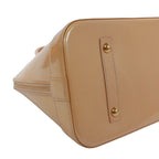 Pre-Owned Alma GM Handbag beige Patent leather Gold M91450 LOUIS VUITTON