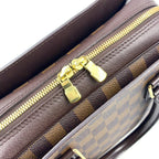 Pre-Owned Brera Damier  ebene Handbag Brown Leather PVC Gold N51150 LOUIS VUITTON