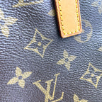 Pre-Owned Cabas Piano monogram tote bag Brown Leather PVC Gold M51148 LOUIS VUITTON